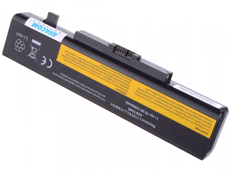 Baterie AVACOM NOLE-G58N-S26 pro Lenovo IdeaPad G580, Z380, Y580 series Li-Ion 11,1V 5200mAh/ 58Wh - obrázek č. 1