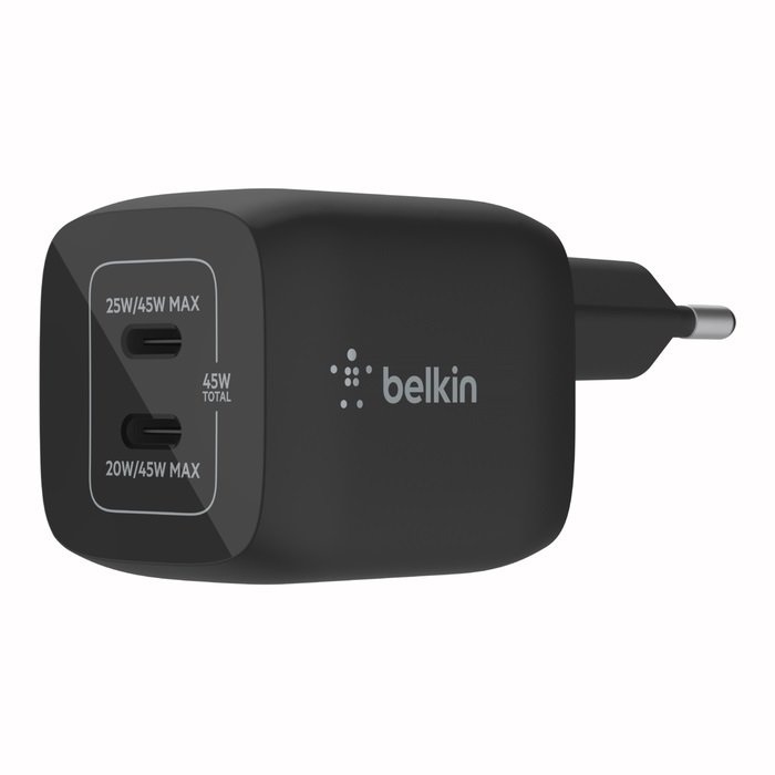 Belkin nabíječka 45W 2x USB-C, černá - obrázek produktu
