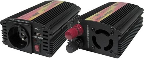 Měnič napětí Carspa CAR300U-24 24V/ 230V+USB 300W, modifikovaná sinus - obrázek produktu