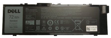 Dell Baterie 6-cell 91W/ HR LI-ON pro Precision M7510, M7520, M7710, M7720 - obrázek produktu