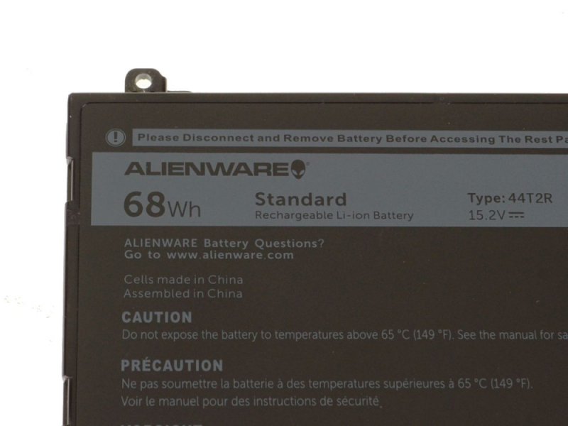 DELL Baterie 4-cell 68W/ HR LI-ON Alienware 15 R3, 15 R4, 17 R4, 17 R5 - obrázek č. 1