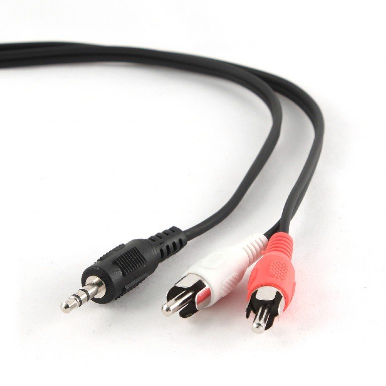GEMBIRD 3.5 mm jack to RCA plug cable, 5 m - obrázek produktu