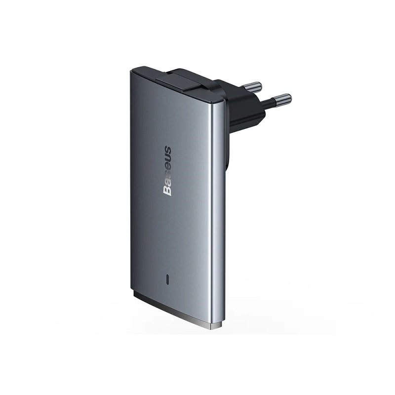 Baseus Nabíječka do sítě GaN5 Pro Ultra Slim USB-C/ USB-A 65 W šedá - obrázek č. 1