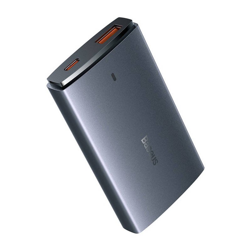 Baseus Nabíječka do sítě GaN5 Pro Ultra Slim USB-C/ USB-A 65 W šedá - obrázek č. 4