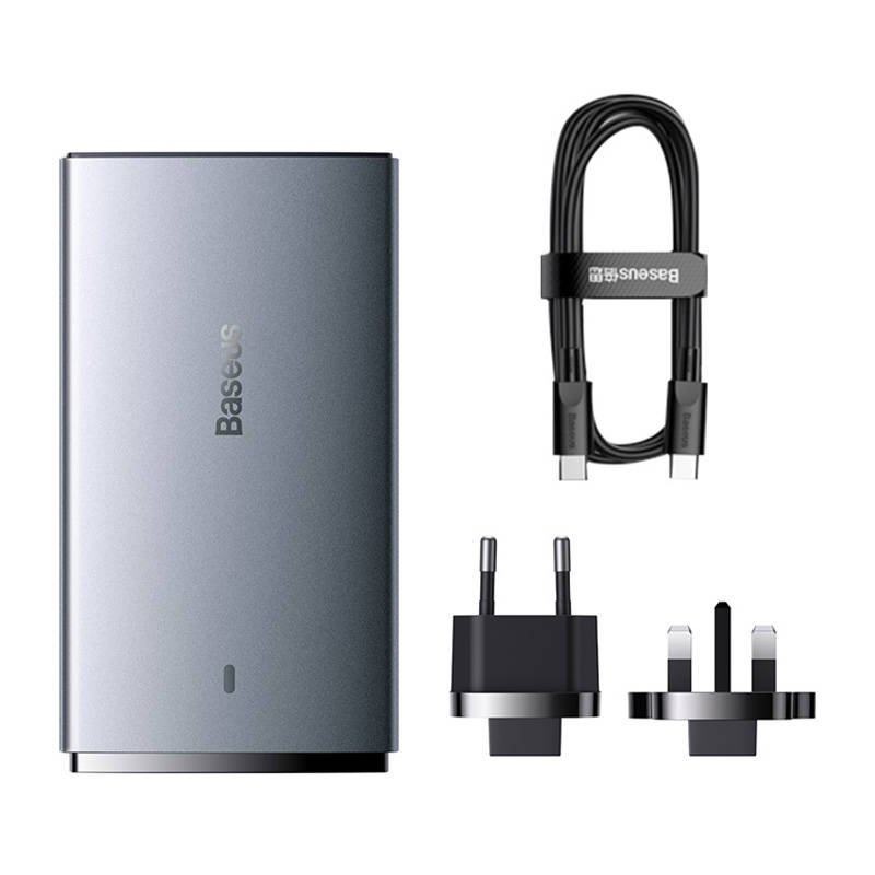 Baseus Nabíječka do sítě GaN5 Pro Ultra Slim USB-C/ USB-A 65 W šedá - obrázek č. 9