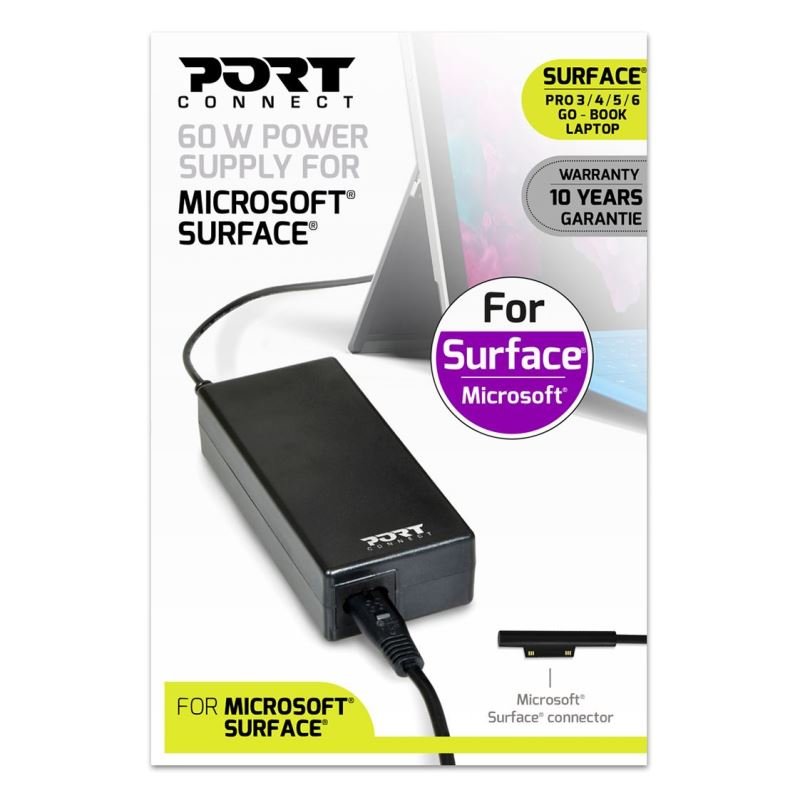 PORT CONNECT MICROSOFT® SURFACE napájecí adaptér k notebooku 60W - obrázek č. 4