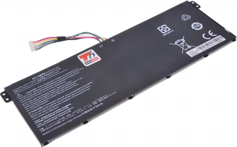 Baterie T6 Power Acer Aspire ES1-311, ES1-511, E5-571, E5-731, E5-771, 3150mAh, 48Wh, 4cell, Li-ion - obrázek produktu