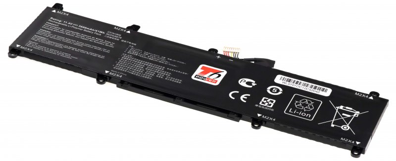 Baterie T6 Power Asus VivoBook S13 S330F, S330U, X330F, X330U, 3600mAh, 41Wh, 3cell, Li-pol - obrázek produktu
