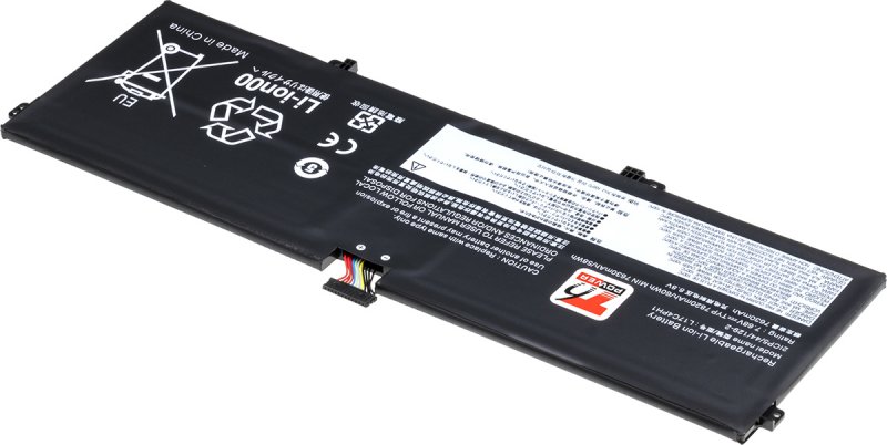 Baterie T6 Power Lenovo Yoga C930-13IKB, 7820mAh, 60Wh, 4cell, Li-pol - obrázek č. 1