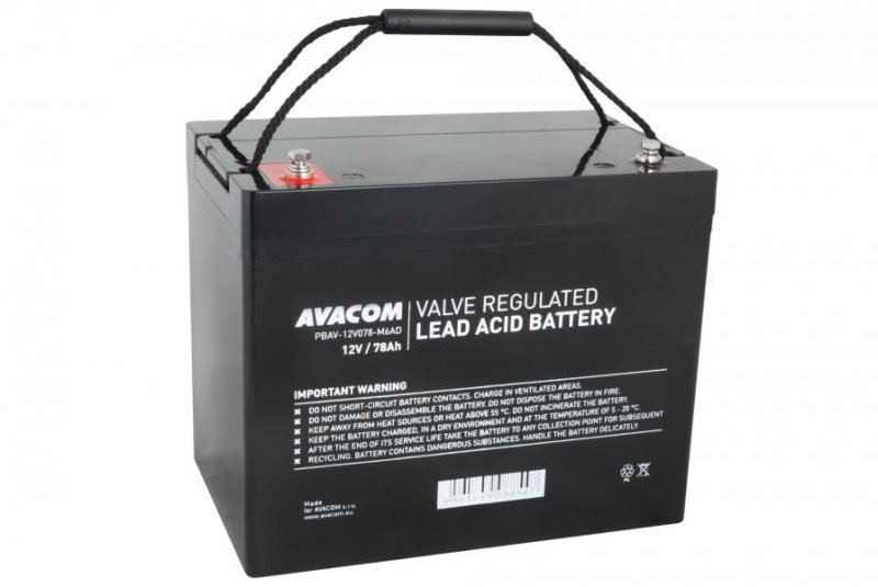 AVACOM baterie 12V 78Ah M6 DeepCycle (PBAV-12V078-M6AD) - obrázek produktu