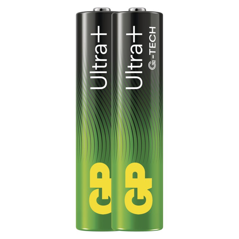 GP Alkalická baterie ULTRA PLUS AAA (LR03) - 2ks - obrázek produktu