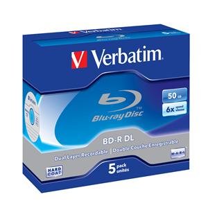 VERBATIM BD-R DL(5-Pack)Jewel/ 6x/ 50GB - obrázek produktu