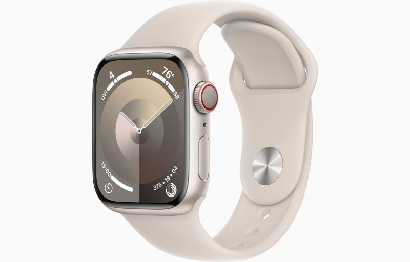 Apple Watch S9 Cell/ 41mm/ Starlight/ Sport Band/ Starlight/ -S/ M - obrázek produktu