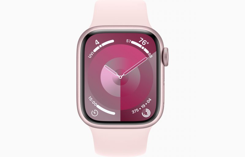 Apple Watch S9/ 41mm/ Pink/ Sport Band/ Light Pink/ -S/ M - obrázek č. 1