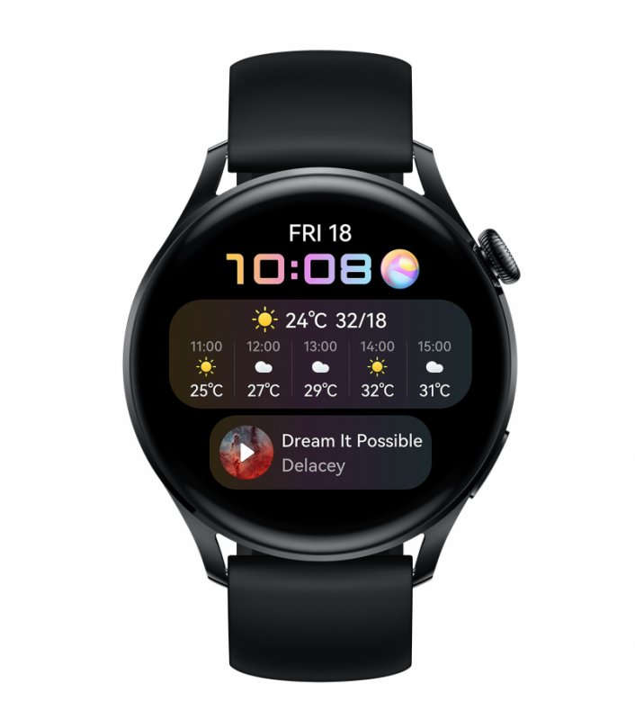 Huawei Watch 3/ Black/ Sport Band/ Black - obrázek č. 2