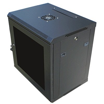 Datacom 19" rozvaděč 6U/ 450 mm (sklo) černý - obrázek produktu