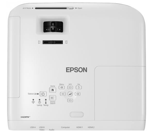 Epson EB-FH52/ 3LCD/ 4000lm/ FHD/ 2x HDMI/ WiFi - obrázek č. 2