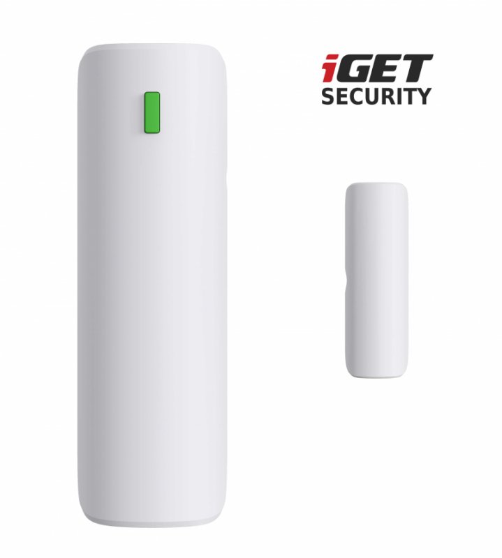 iGET SECURITY EP4 - bezdrátový magnetický senzor pro dveře/ okna pro alarm M5, výdrž batt. až 5 let - obrázek produktu