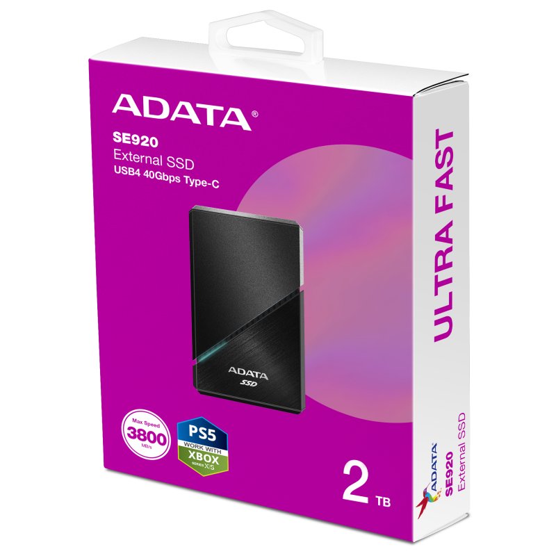 ADATA externí SSD SE920 2TB USB4 - obrázek č. 3