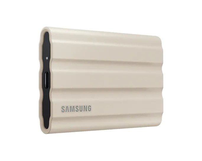 Samsung T7 Shield/ 2TB/ SSD/ Externí/ 2.5"/ Béžová/ 3R - obrázek produktu