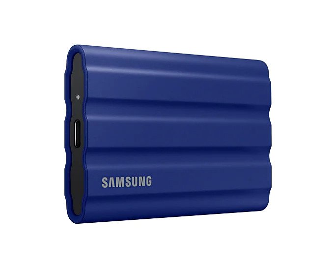 Samsung T7 Shield/ 2TB/ SSD/ Externí/ 2.5"/ Modrá/ 3R - obrázek produktu