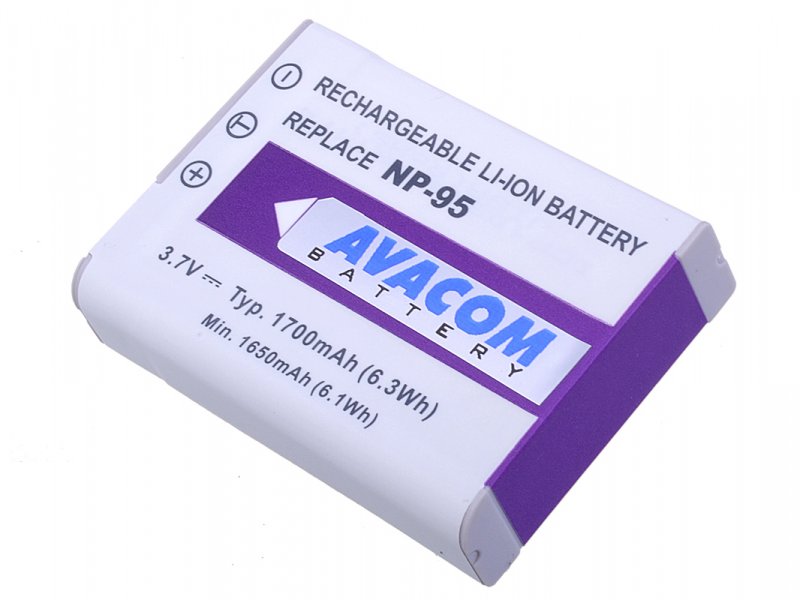 Baterie AVACOM Fujifilm NP-95 Li-Ion 3.7V 1700mAh - obrázek produktu