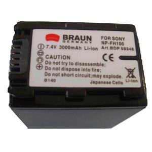 Braun akumulátor SONY NP-FH90, FH100, 3000mAh - obrázek produktu