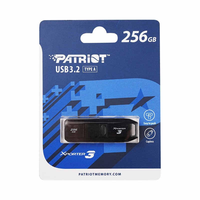 Patriot Xporter 3 Slider/ 256GB/ USB 3.2/ USB-A/ Černá - obrázek č. 5