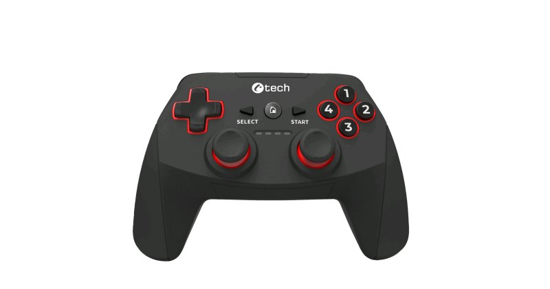 Gamepad C-TECH Khort pro PC/ PS3/ Android, 2x analog, X-input, vibrační, bezdrátový, USB - obrázek produktu