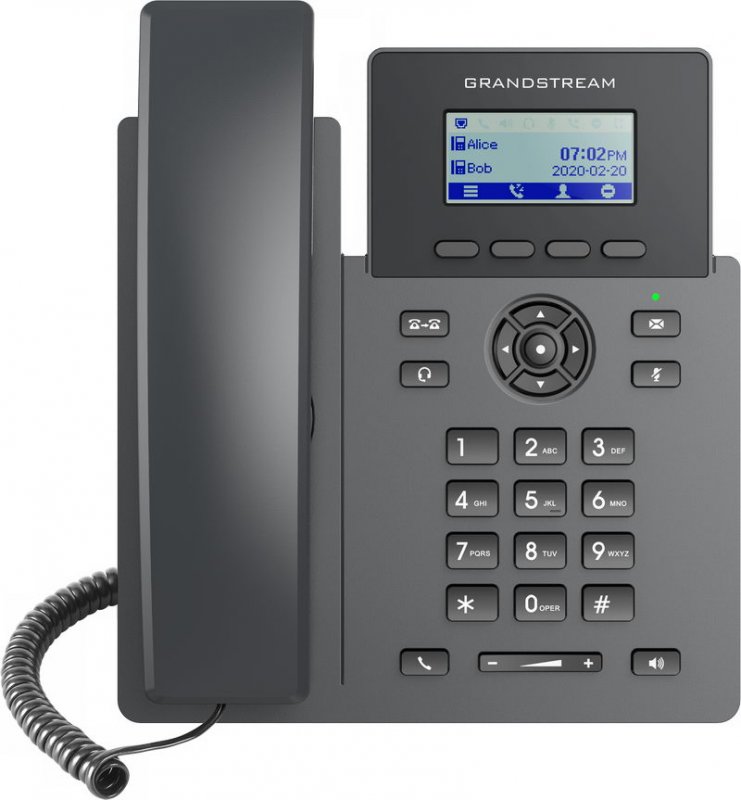 Grandstream GRP2601 SIP telefon, 2,21" LCD displej, 2 SIP účty, 2x100Mbit port - obrázek produktu