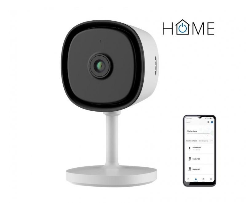 iGET HOME Camera CS1 White - WiFi IP FullHD 1080p kamera, noční vidění, dvoucestné audio, microSD - obrázek produktu