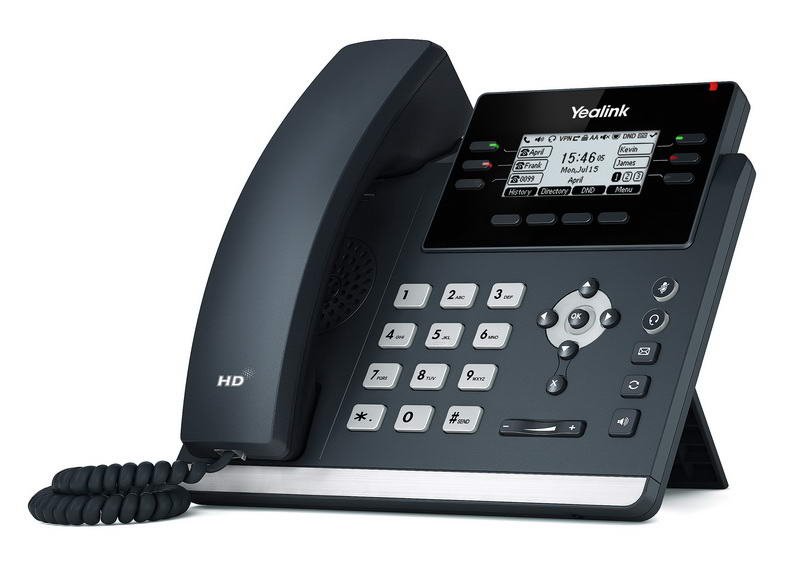 Yealink SIP-T42U SIP telefon, PoE, 2,7" 192x64 LCD, 15 prog.tl.,2xUSB, GigE - obrázek č. 1