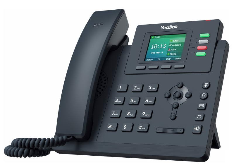 Yealink SIP-T33G SIP telefon, PoE, 2,4" 320x240 barevný LCD, 4 x SIP úč., GigE - obrázek č. 2