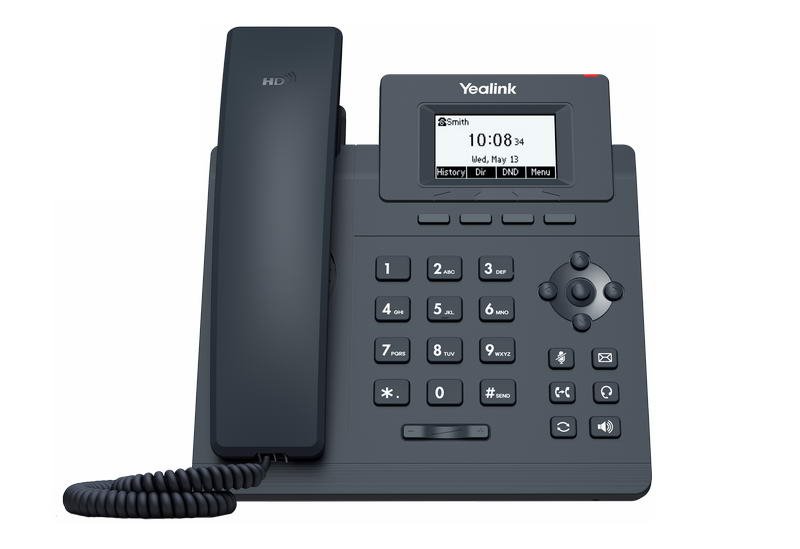 Yealink SIP-T30P SIP telefon, PoE, 2,3" 132x64 nepodsv. LCD, 1 x SIP úč., 100M Eth - obrázek produktu