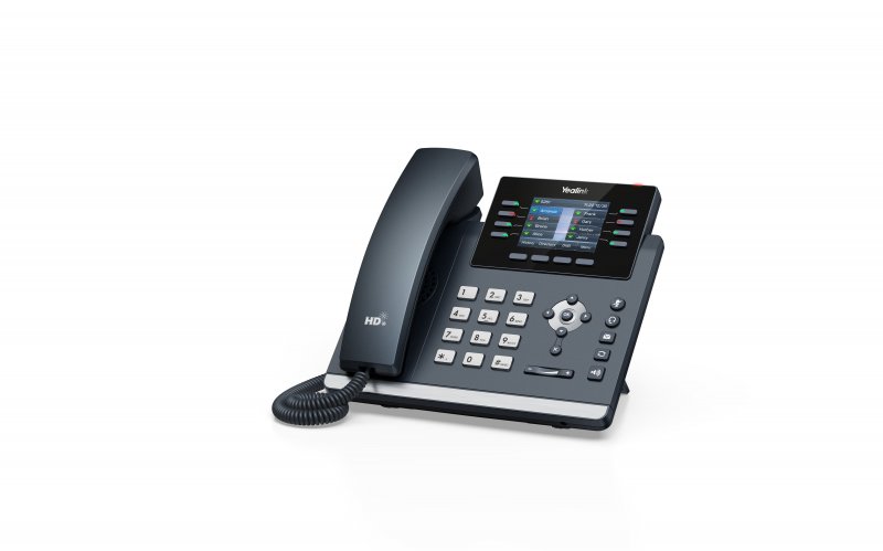 Yealink SIP-T44U SIP telefon, PoE, 2,8" 320x240 LCD, 21 prog.tl.,2xUSB - obrázek č. 2