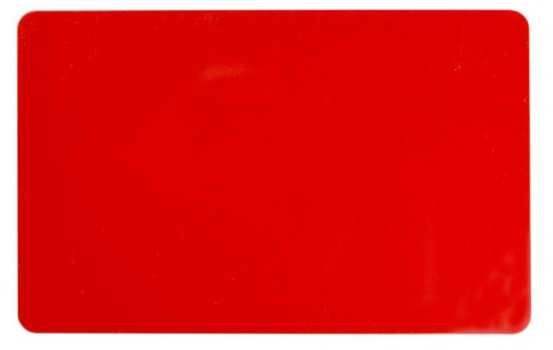 COLOR PVC CARD - RED, 30 MIL (500 CARDS) - obrázek produktu