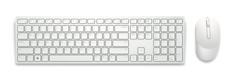 Dell klávesnice + myš, KM5221W, bezdrát.CZ/ SK bílá - obrázek produktu