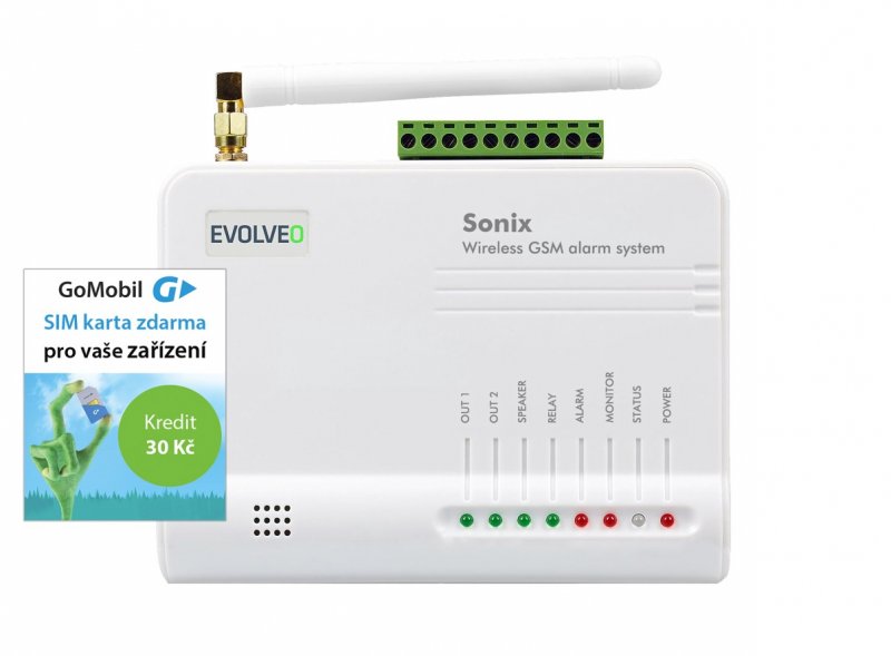 EVOLVEO Sonix, bezdrátový GSM alarm - obrázek produktu