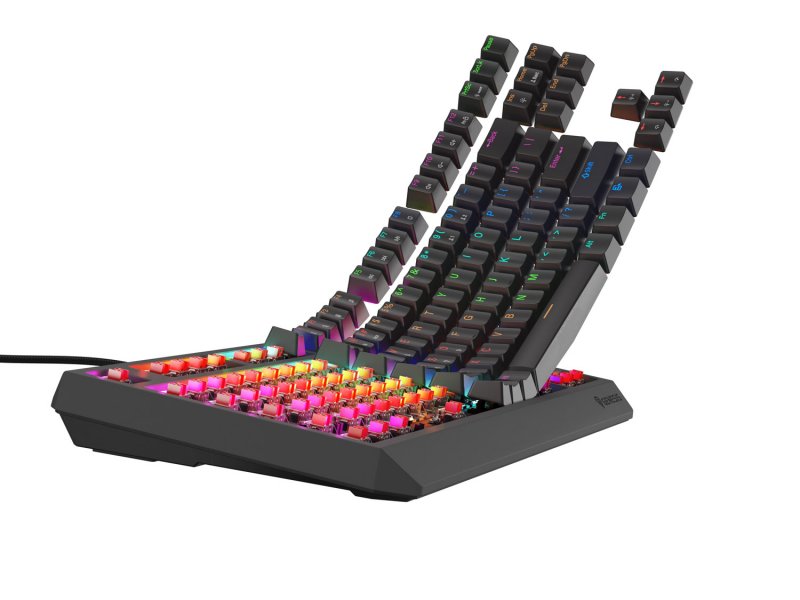 Genesis herní bezdrátová klávesnice THOR 230 Lite/ Drátová USB/ US layout/ Černá - obrázek č. 7