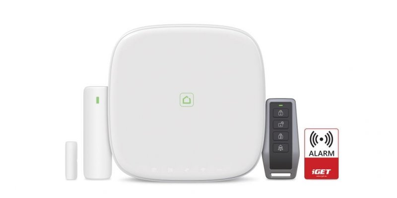 iGET SECURITY M5-4G Lite - Inteligentní 4G/ WiFi/ LAN alarm, ovládání IP kamer a zásuvek, Android, iOS - obrázek č. 1