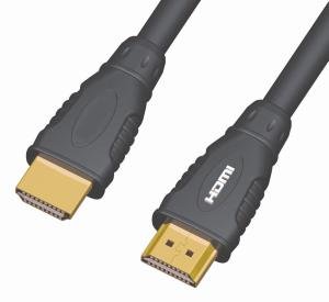 PremiumCord Kabel HDMI A - HDMI A M/ M 10m,zlac.kon - obrázek produktu