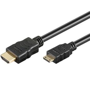 PremiumCord Kabel HDMI A - HDMI mini C, 1m - obrázek produktu