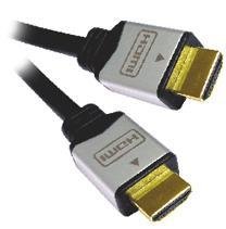 PremiumCord kabel HDMI M/ M, zlac.a kovové HQ, 2m - obrázek produktu