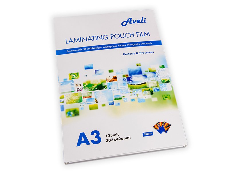 Laminovací fólie AVELI A3/ 250 mic (2x125), lesklé - obrázek produktu
