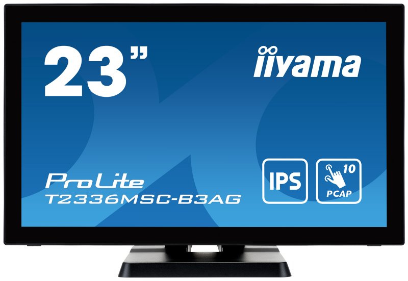 23" LCD iiyama T2336MSC-B3AG -multidotyk,kapacitní - obrázek produktu