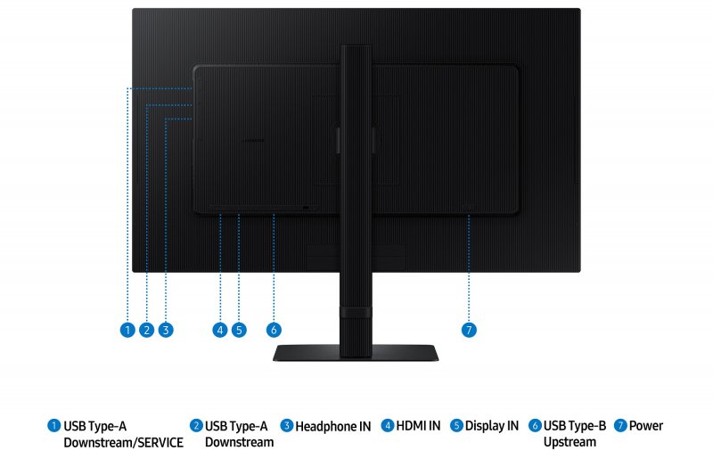 Samsung ViewFinity S6/ LS27D600EAUXEN/ 27"/ IPS/ QHD/ 100Hz/ 5ms/ Black/ 2R - obrázek č. 3