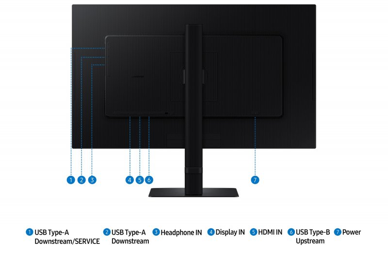 Samsung ViewFinity S8/ LS27D800EAUXEN/ 27"/ IPS/ 4K UHD/ 60Hz/ 5ms/ Black/ 2R - obrázek č. 2