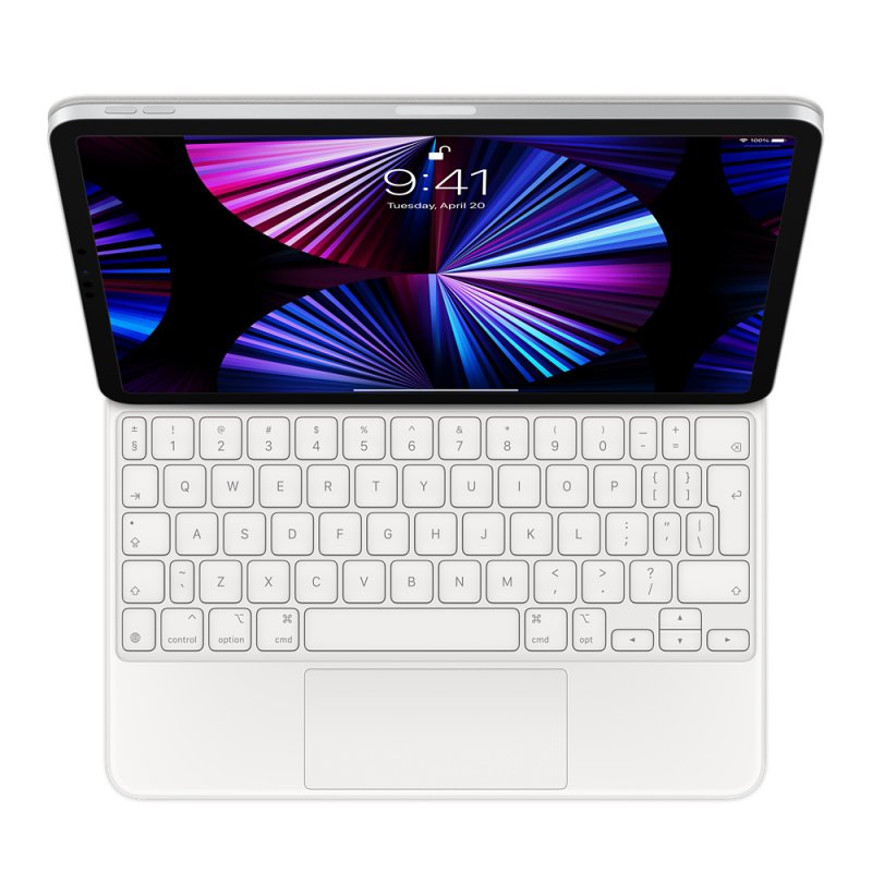 Magic Keyboard for 11"iPad Pro (3GEN) -IE- White - obrázek č. 1