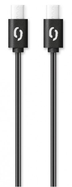 ALIGATOR Datový kabel POWER 3A, USB-C/ USB-C, černý - obrázek produktu
