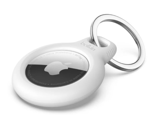 Belkin pouzdro s kroužkem na klíče pro Airtag bílé - obrázek produktu